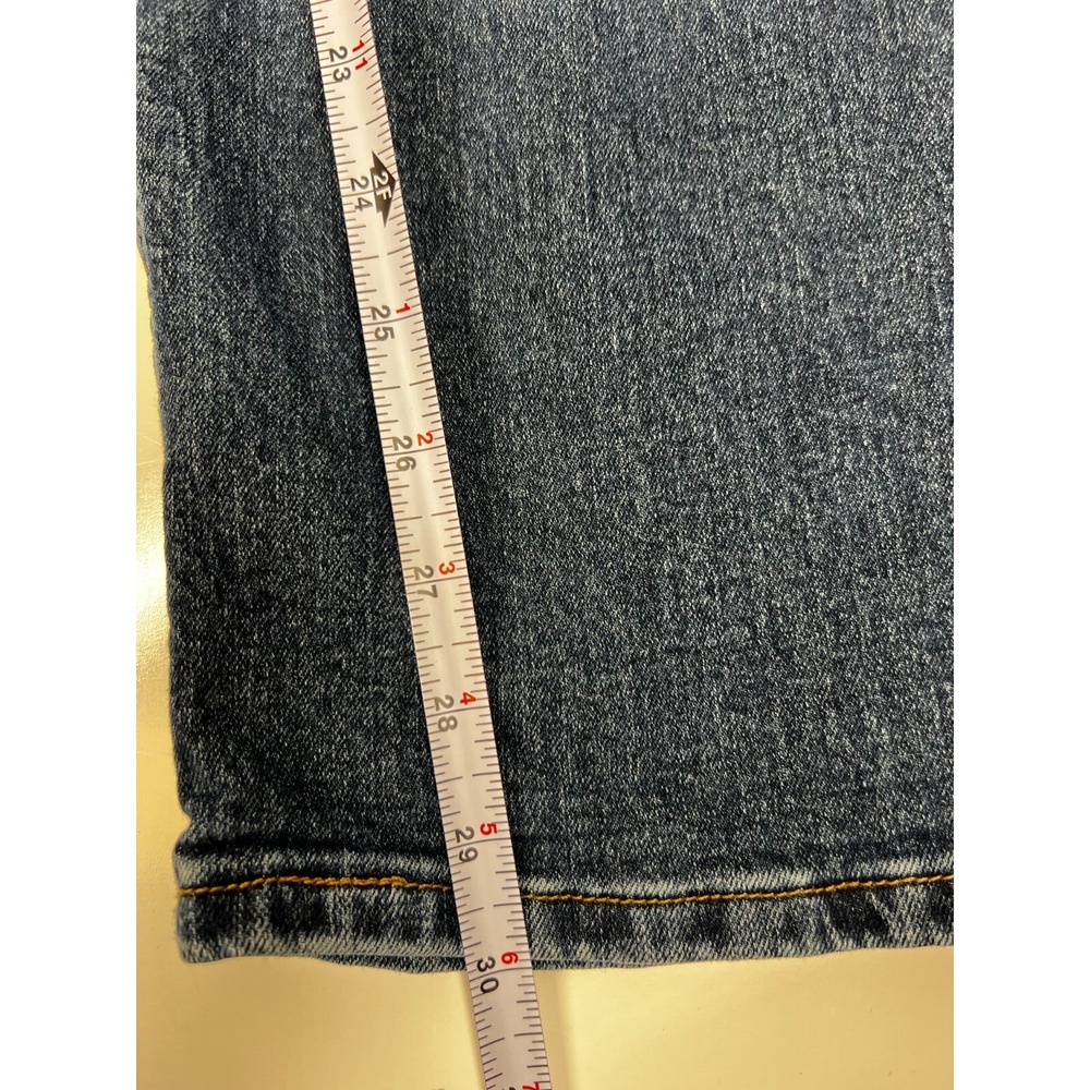Wrangler Dark Wash Relaxed Fit Cotton Polyester Jeans Work Christmas Mens 36x30 - Picture 9 of 12